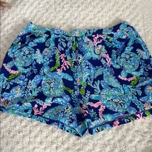 Lily Pulitzer Floral Print Girls Shorts
